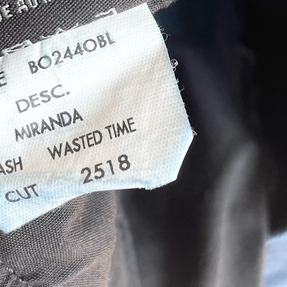 Black Orchid Miranda Step Hem High Waisted Skinny Jeans in “Wasted Time” - Picture 8 of 8